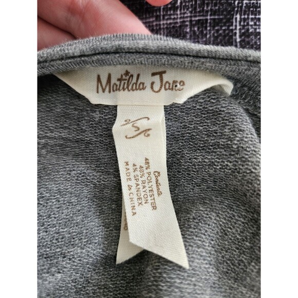 Matilda Jane Count It Out Open Draped Waterfall Vest Wrap Size S NWOT - Picture 8 of 8